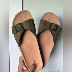 Forever 21 slide on sandals